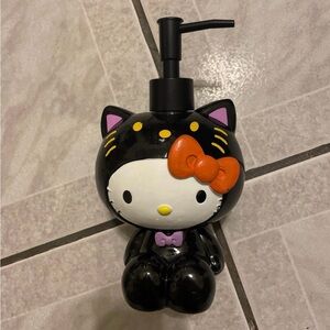Hello Kitty Halloween Black Cat Soap Dispenser with Imperfections